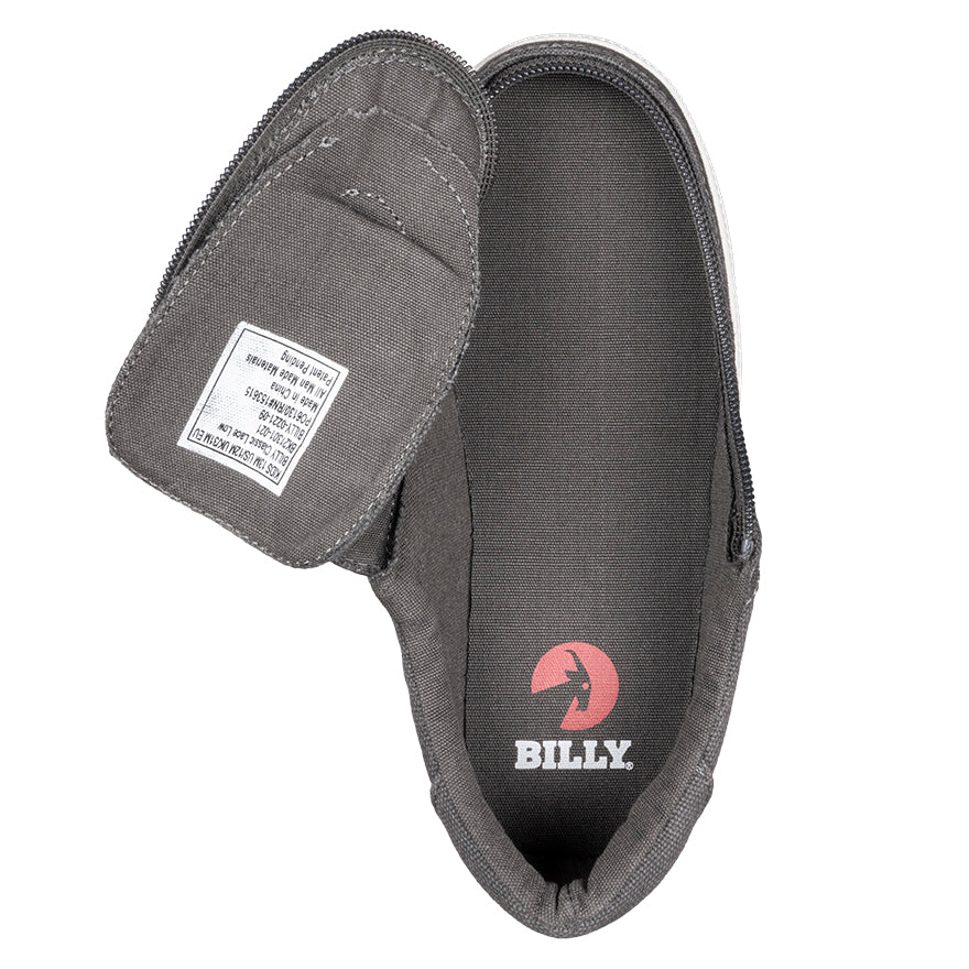  FINAL SALE - Dark Grey BILLY Classic Lace Lows