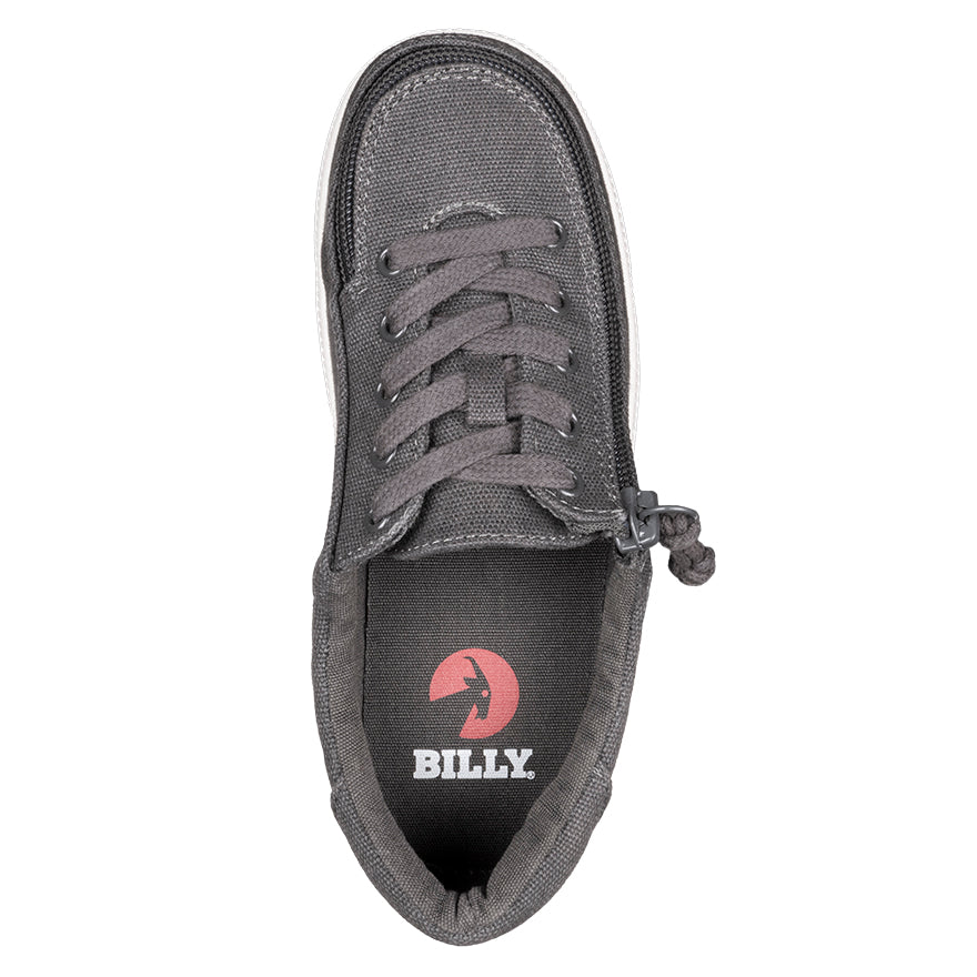  FINAL SALE - Dark Grey BILLY Classic Lace Lows
