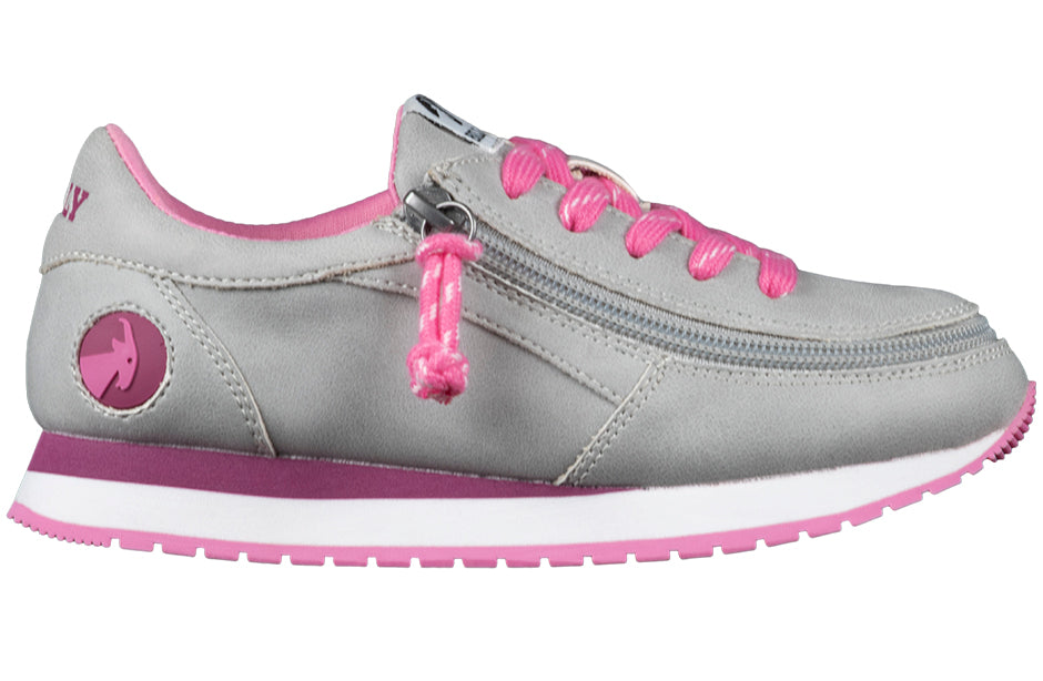 FINAL SALE - Grey/Fuchsia BILLY Joggers
