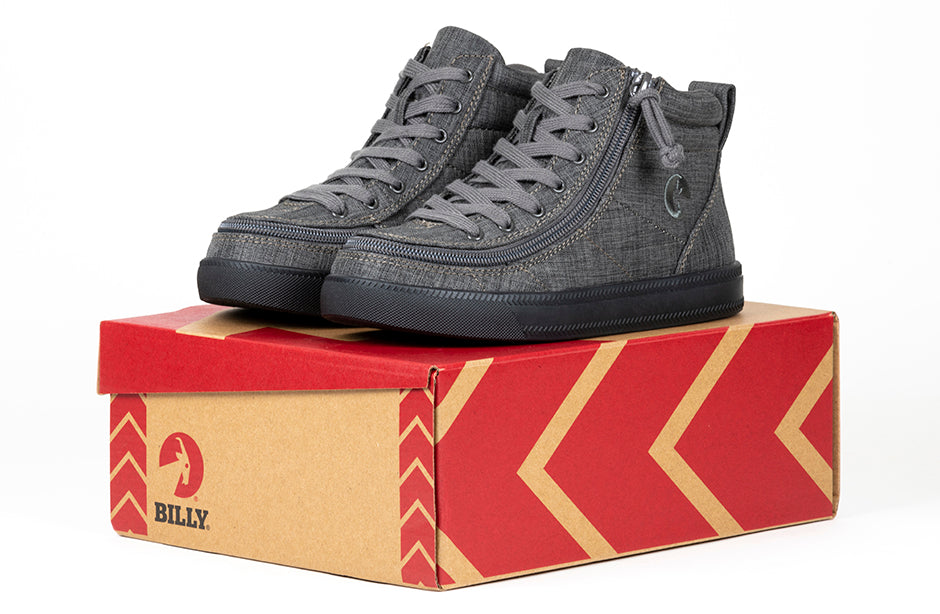  FINAL SALE - Charcoal Jersey BILLY Street High Tops