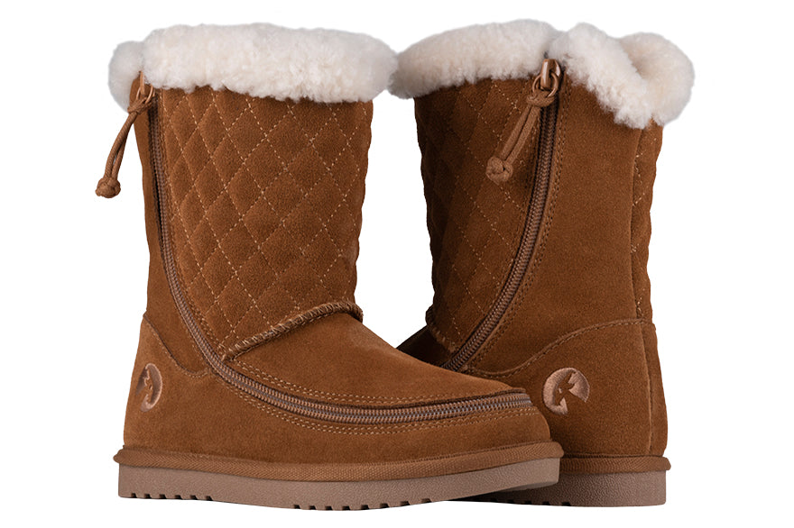  FINAL SALE - Chestnut BILLY Cozy Quilt Lux Boots