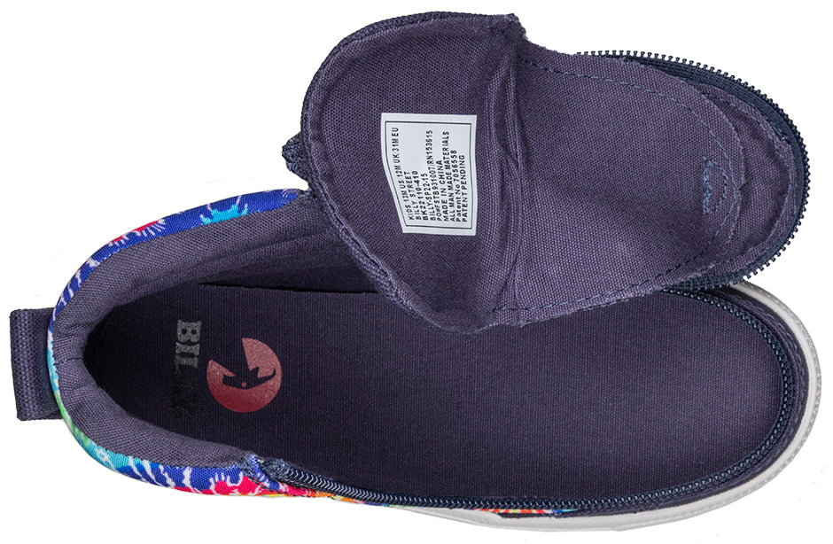  Navy Tie Dye BILLY Street High Tops