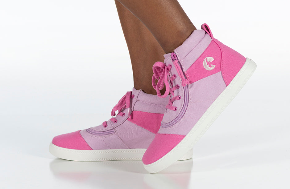  FINAL SALE - Pink/Pink BILLY Street Short Wrap High Tops