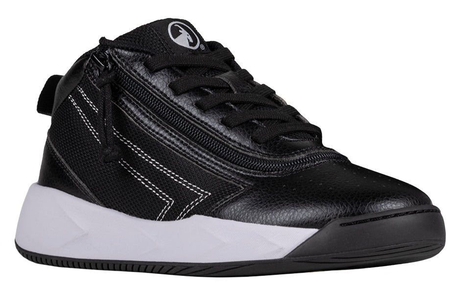  FINAL SALE - Black/White BILLY Sport Hoop Athletic Sneakers