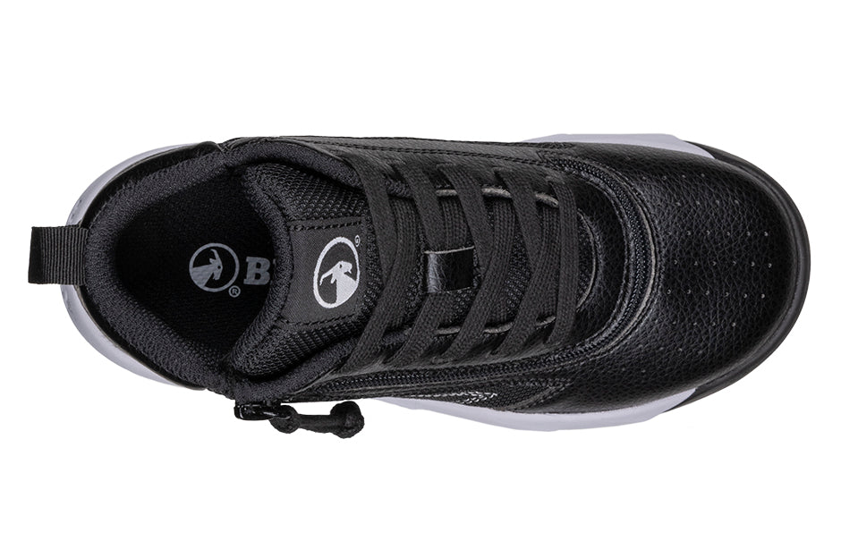  FINAL SALE - Black/White BILLY Sport Hoop Athletic Sneakers