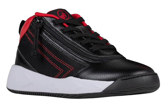  FINAL SALE - Black/Red BILLY Sport Hoop Athletic Sneakers