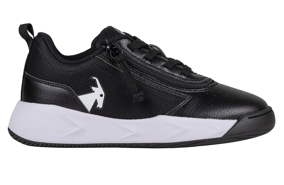  FINAL SALE - Black/White BILLY Sport Court Athletic Sneakers