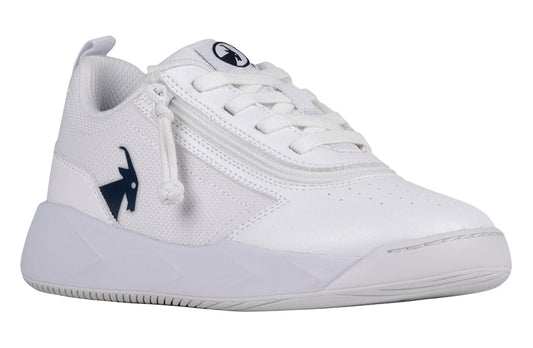  FINAL SALE - White/Navy BILLY Sport Court Athletic Sneakers