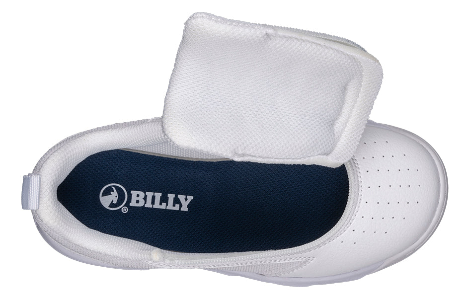  FINAL SALE - White/Navy BILLY Sport Court Athletic Sneakers