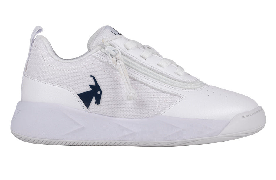  FINAL SALE - White/Navy BILLY Sport Court Athletic Sneakers