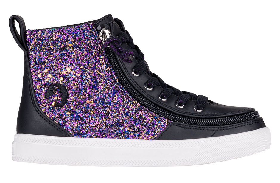  Black Fuchsia Glitz BILLY Classic Lace High Tops