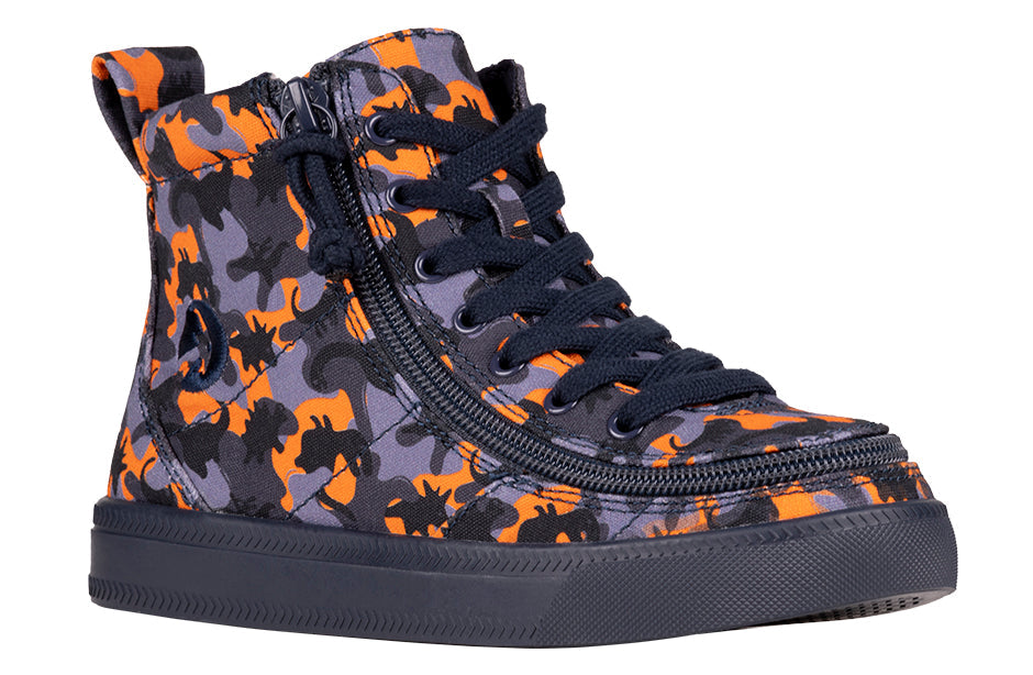  FINAL SALE - Orange Dino BILLY Classic Lace High Tops