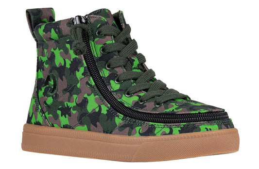  FINAL SALE - Green Dino BILLY Classic Lace High Tops
