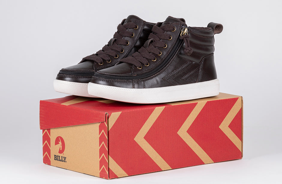  Brown Leather BILLY Ten9 CS Sneaker High Tops