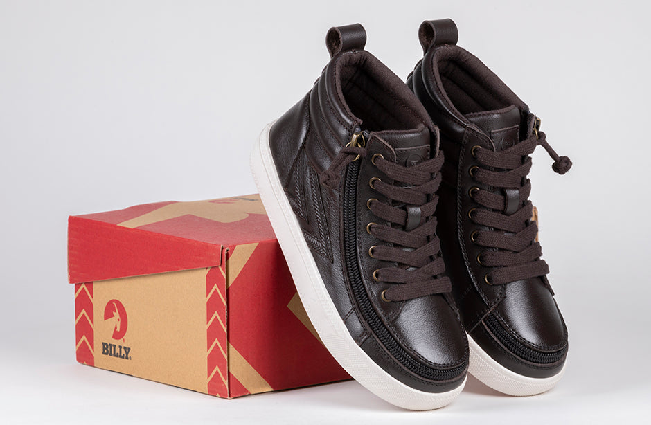  Brown Leather BILLY Ten9 CS Sneaker High Tops