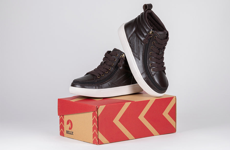  Brown Leather BILLY Ten9 CS Sneaker High Tops