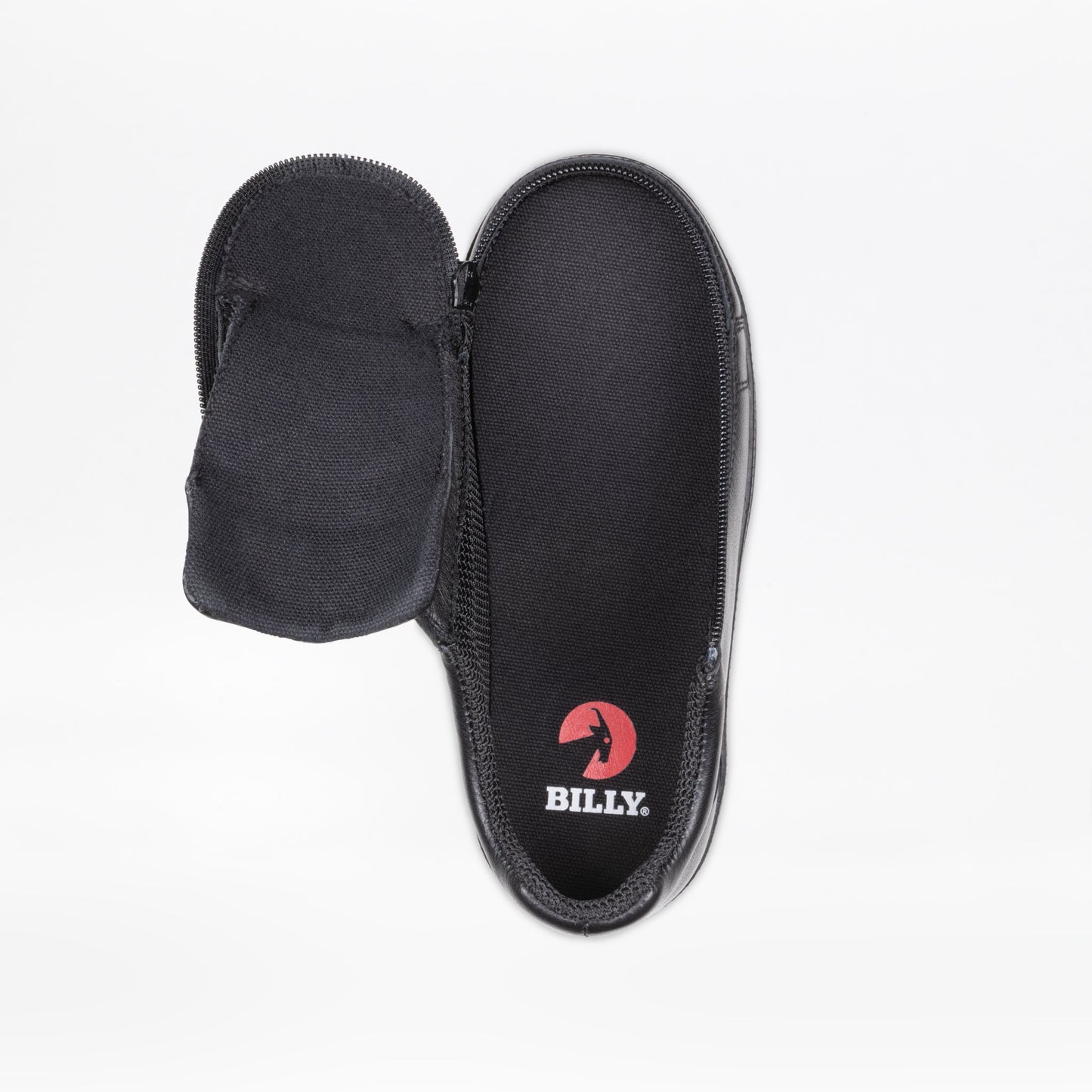  SALE - Black To The Floor Leather BILLY Classic D|R II Low