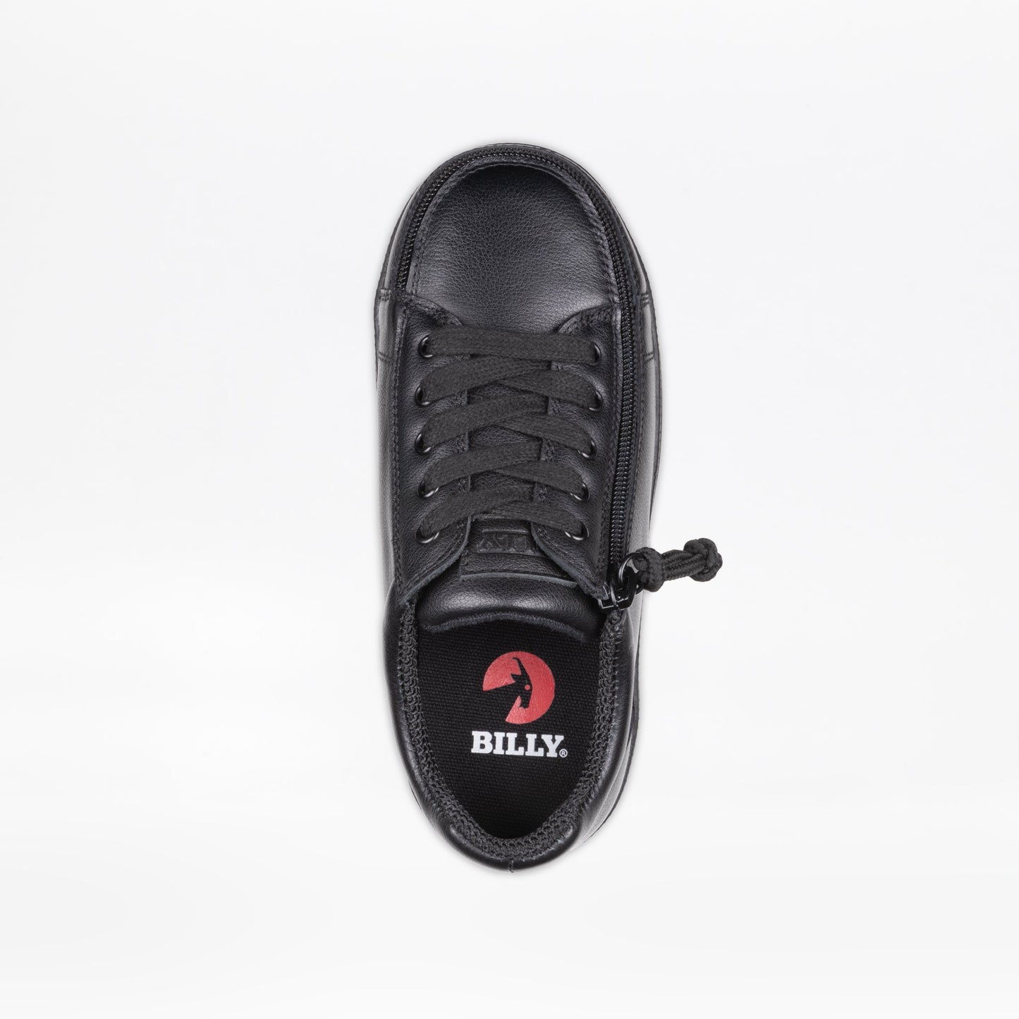  SALE - Black To The Floor Leather BILLY Classic D|R II Low