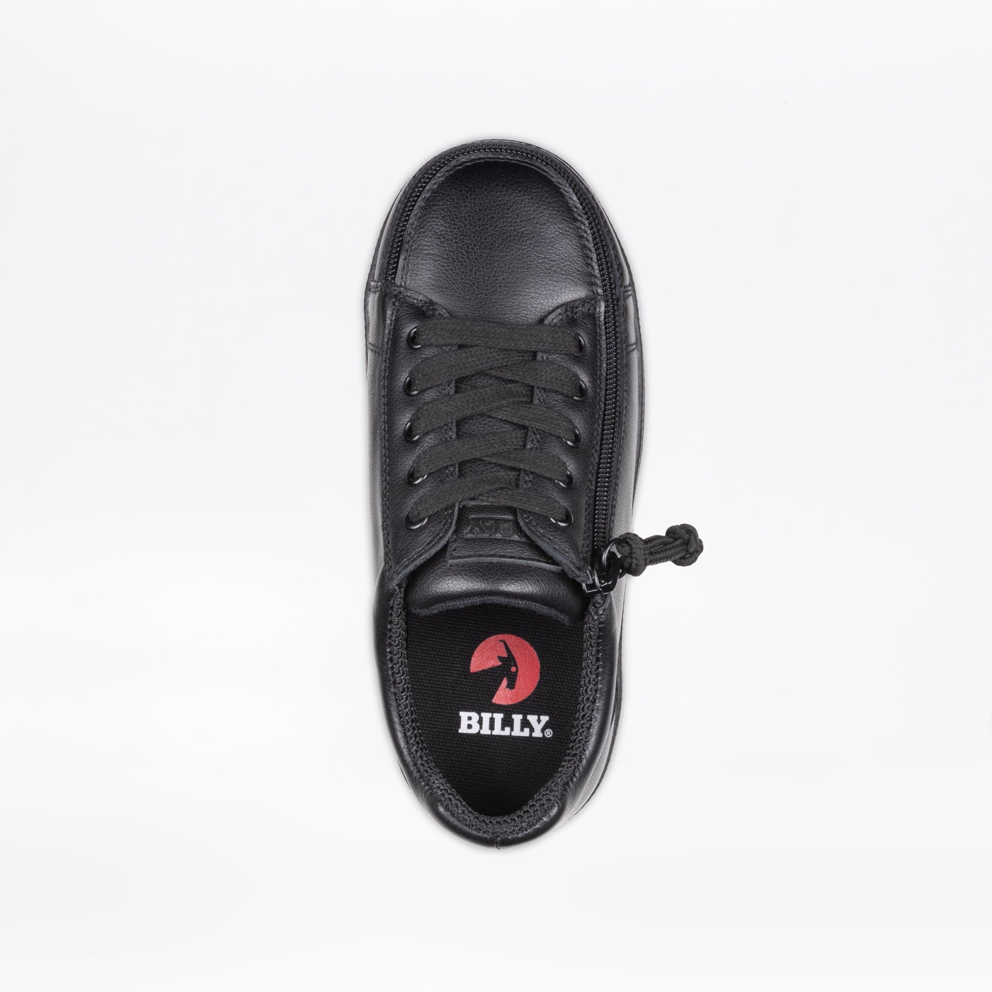  SALE - Black To The Floor Leather BILLY Classic D|R II Low