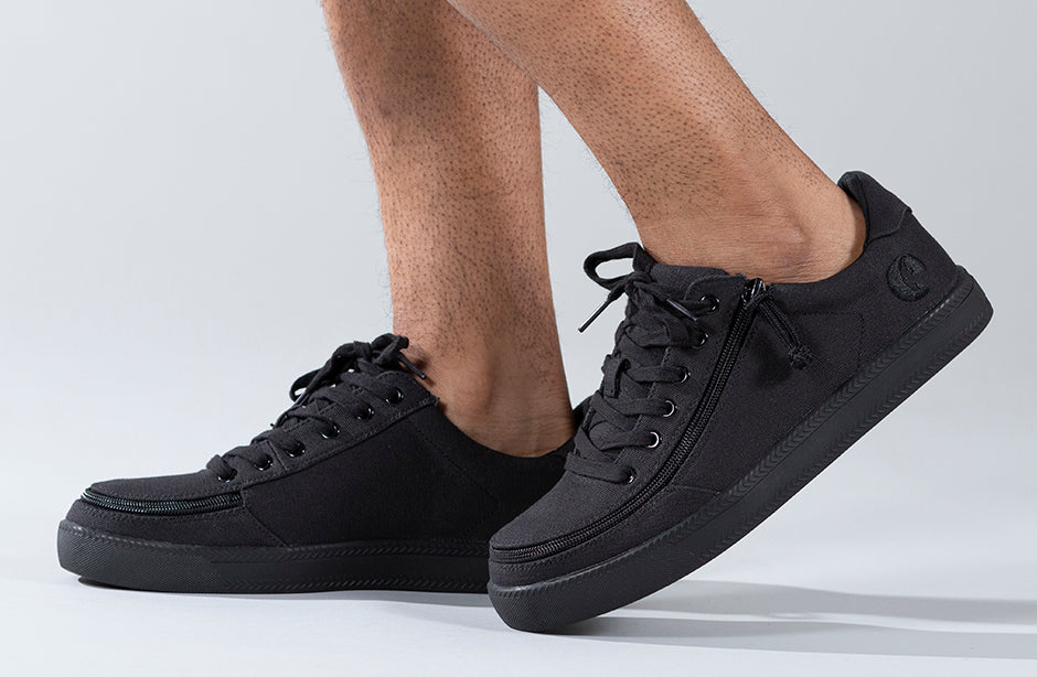  FINAL SALE - Men's Black To The Floor BILLY Classic Lace Lows (New Outsole)