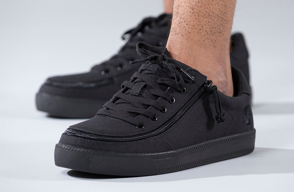  FINAL SALE - Men's Black To The Floor BILLY Classic Lace Lows (New Outsole)