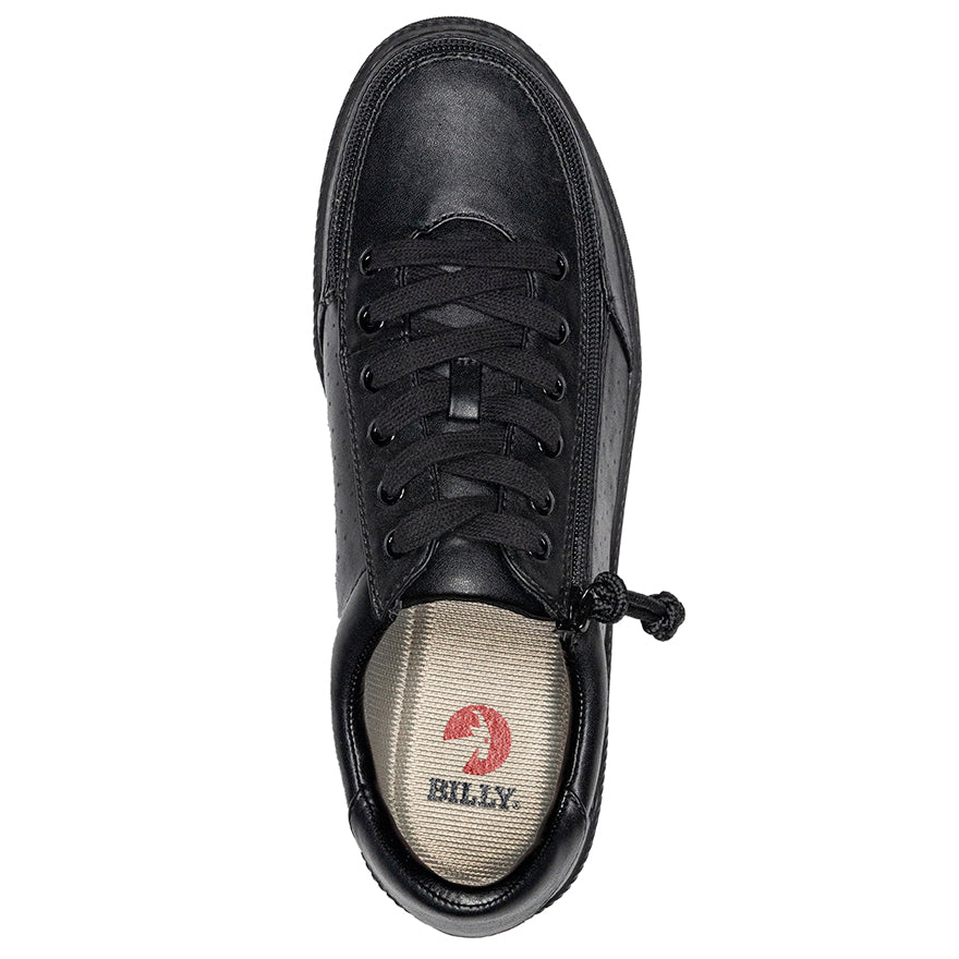 FINAL SALE - Men's Black To The Floor BILLY Low Sneakers