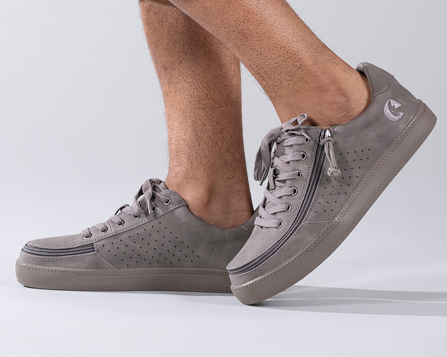  FINAL SALE - Men's Charcoal To The Floor BILLY Low Sneakers
