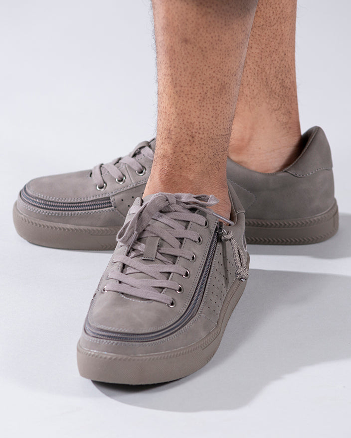  FINAL SALE - Men's Charcoal To The Floor BILLY Low Sneakers