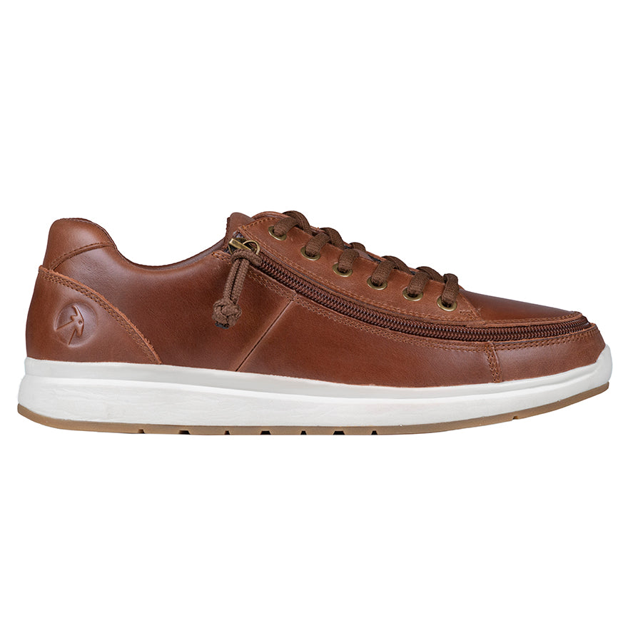  FINAL SALE - Men's Brown Leather BILLY Comfort Lows