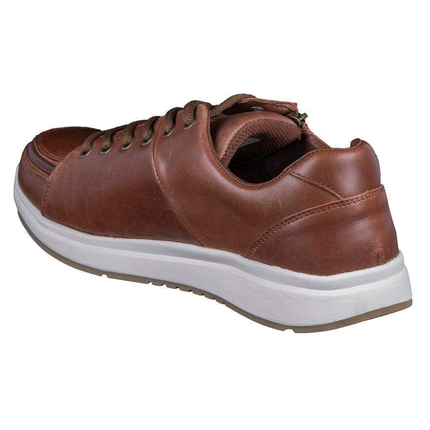  FINAL SALE - Men's Brown Leather BILLY Comfort Lows