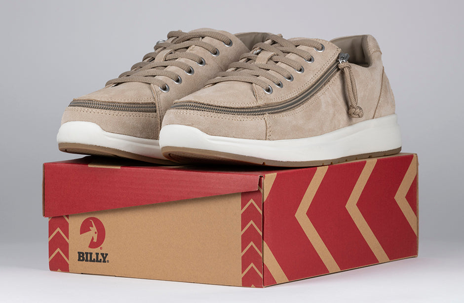  Men's Tan Suede BILLY Comfort Lows