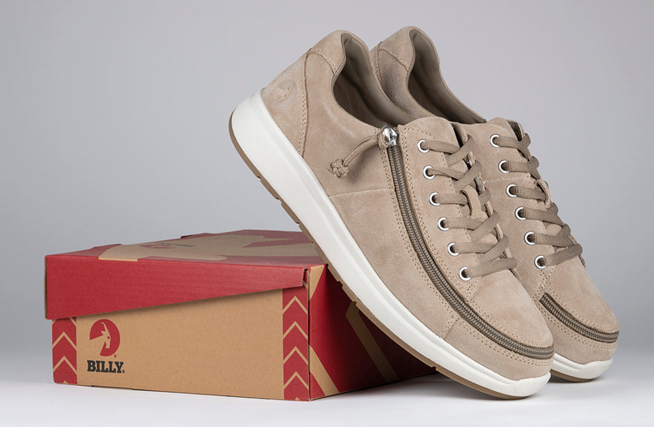  Men's Tan Suede BILLY Comfort Lows