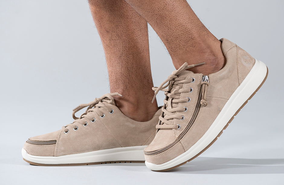  Men's Tan Suede BILLY Comfort Lows