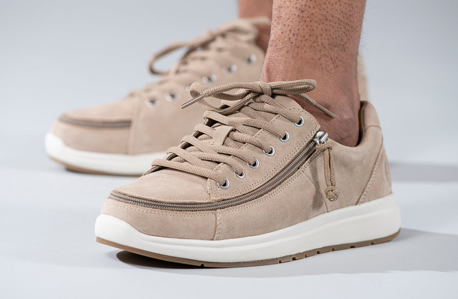  Men's Tan Suede BILLY Comfort Lows