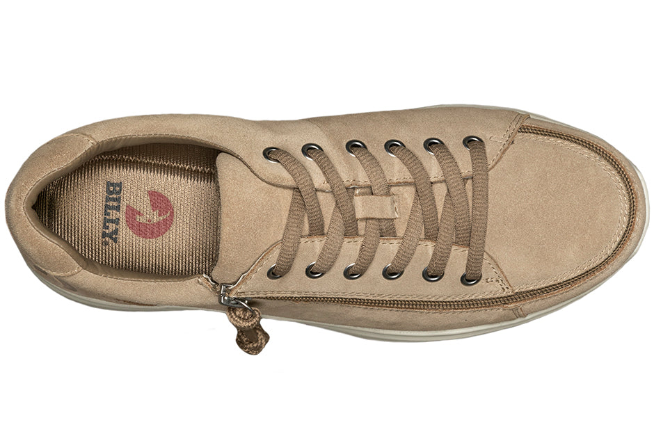  Men's Tan Suede BILLY Comfort Lows