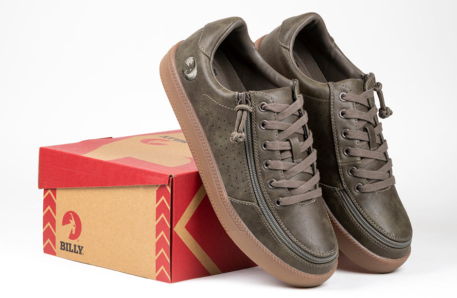  FINAL SALE - Men's Olive BILLY Sneaker Lows
