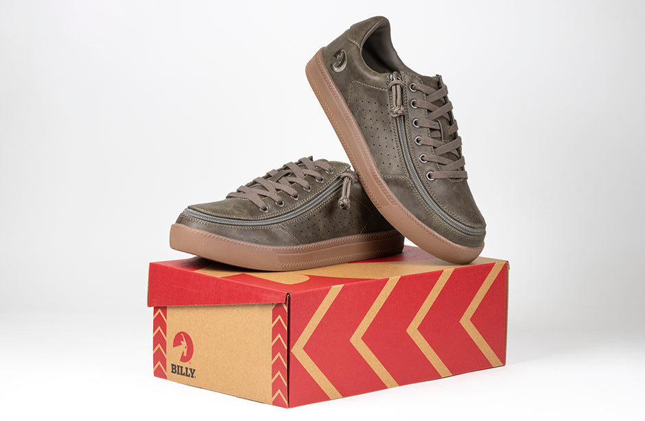  FINAL SALE - Men's Olive BILLY Sneaker Lows