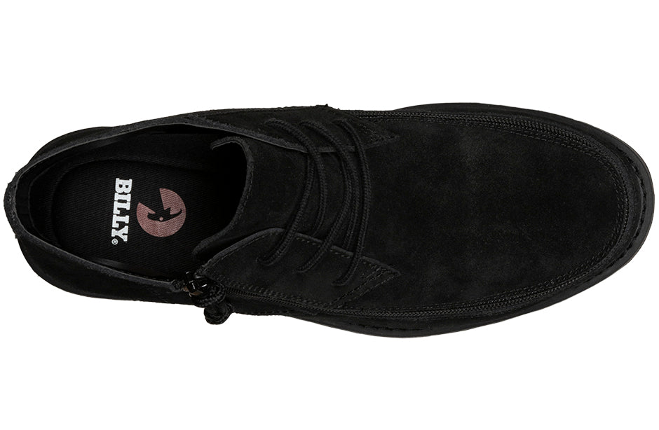  FINAL SALE - Men's Black BILLY Chukkas