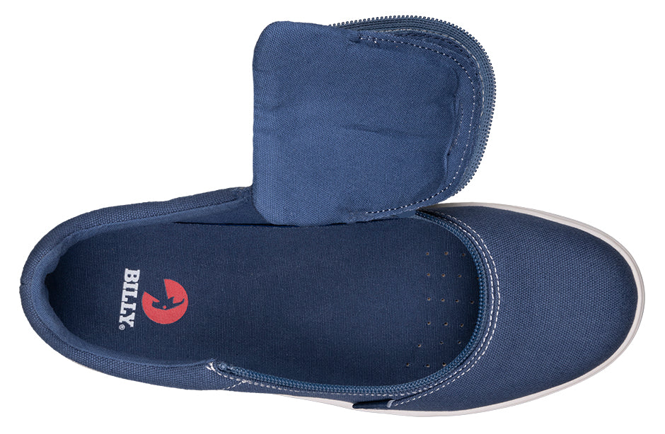  FINAL SALE - Men's Blue/White Stitch BILLY Sneaker Low Tops