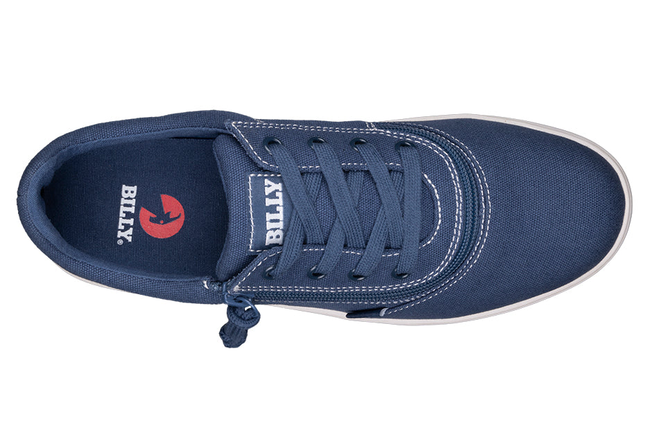  FINAL SALE - Men's Blue/White Stitch BILLY Sneaker Low Tops