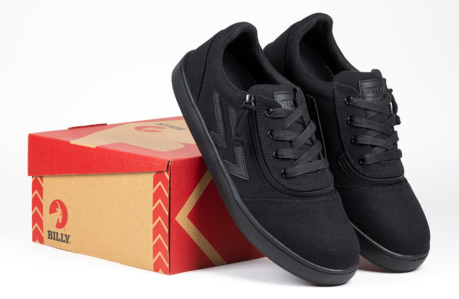  Men's Black To The Floor BILLY CS Sneaker Low Tops