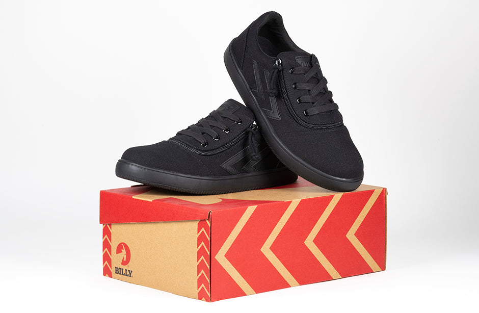  Men's Black To The Floor BILLY CS Sneaker Low Tops