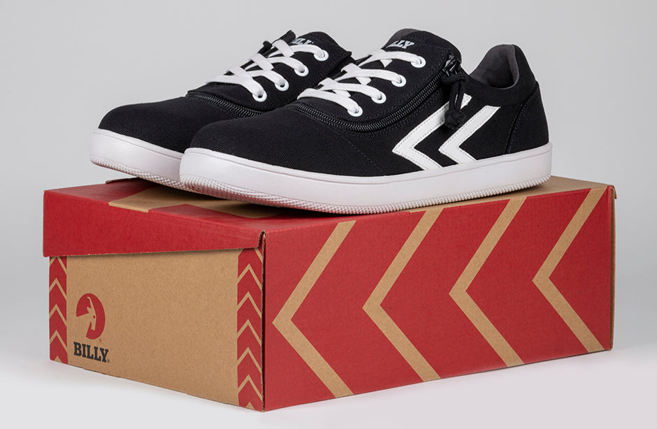  Men's Black/White BILLY CS Sneaker Low Tops