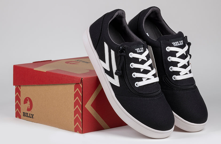  Men's Black/White BILLY CS Sneaker Low Tops