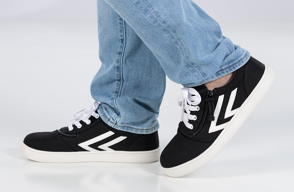  Men's Black/White BILLY CS Sneaker Low Tops