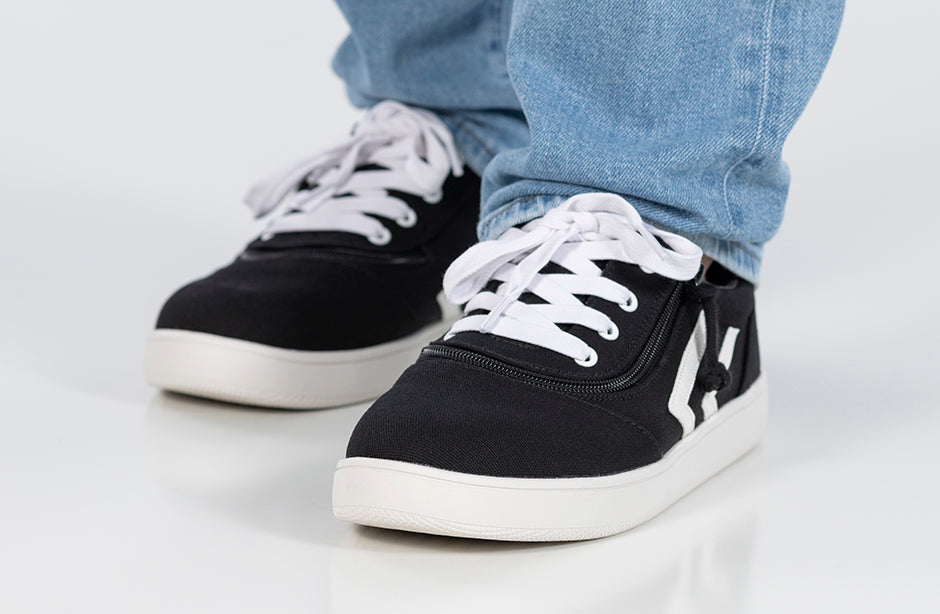 Men's Black/White BILLY CS Sneaker Low Tops