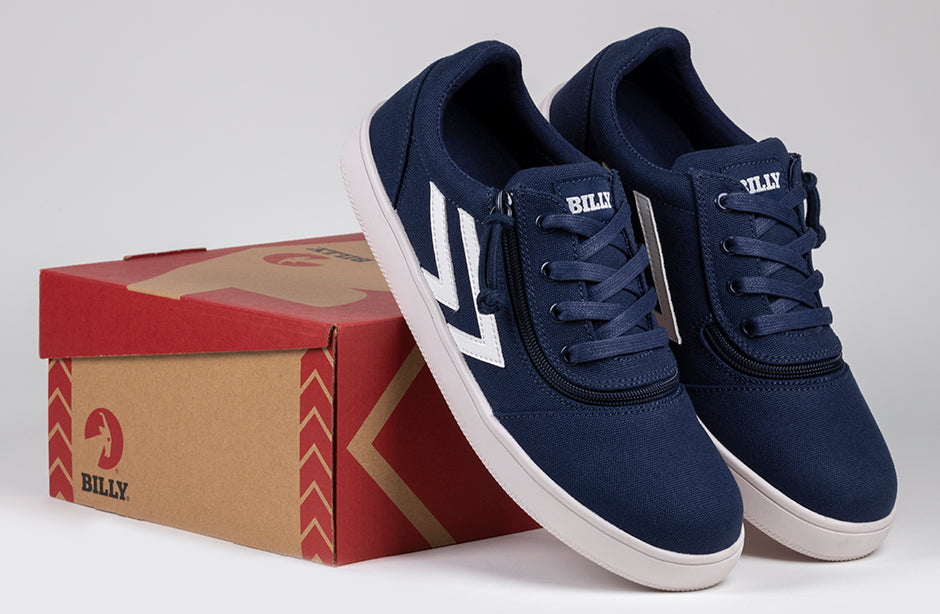  Men's Navy/White BILLY CS Sneaker Low Tops