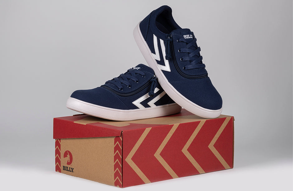  Men's Navy/White BILLY CS Sneaker Low Tops