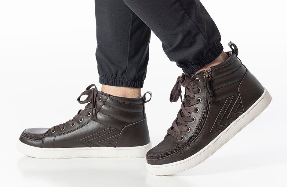  Men's Brown Leather BILLY Ten9 CS Sneaker High Tops