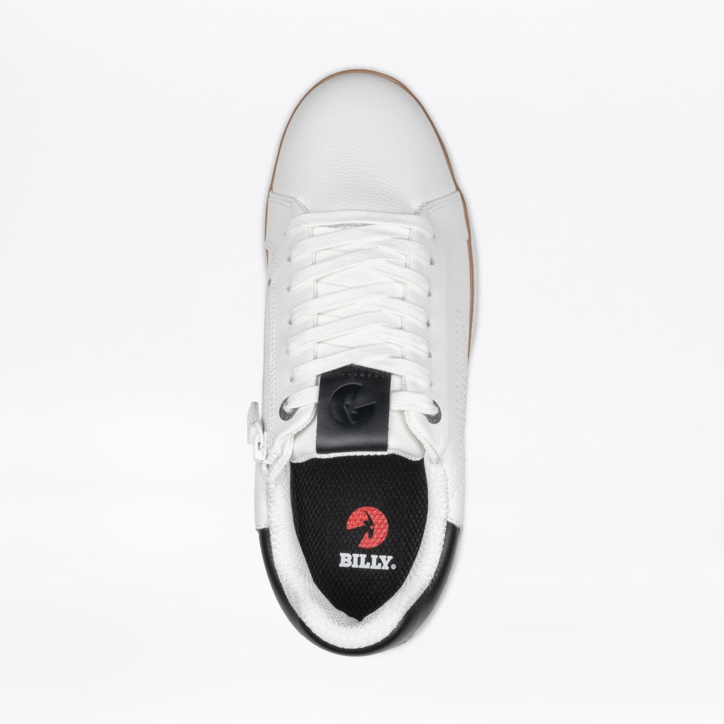  Men's White Leather BILLY Comfort Luxe